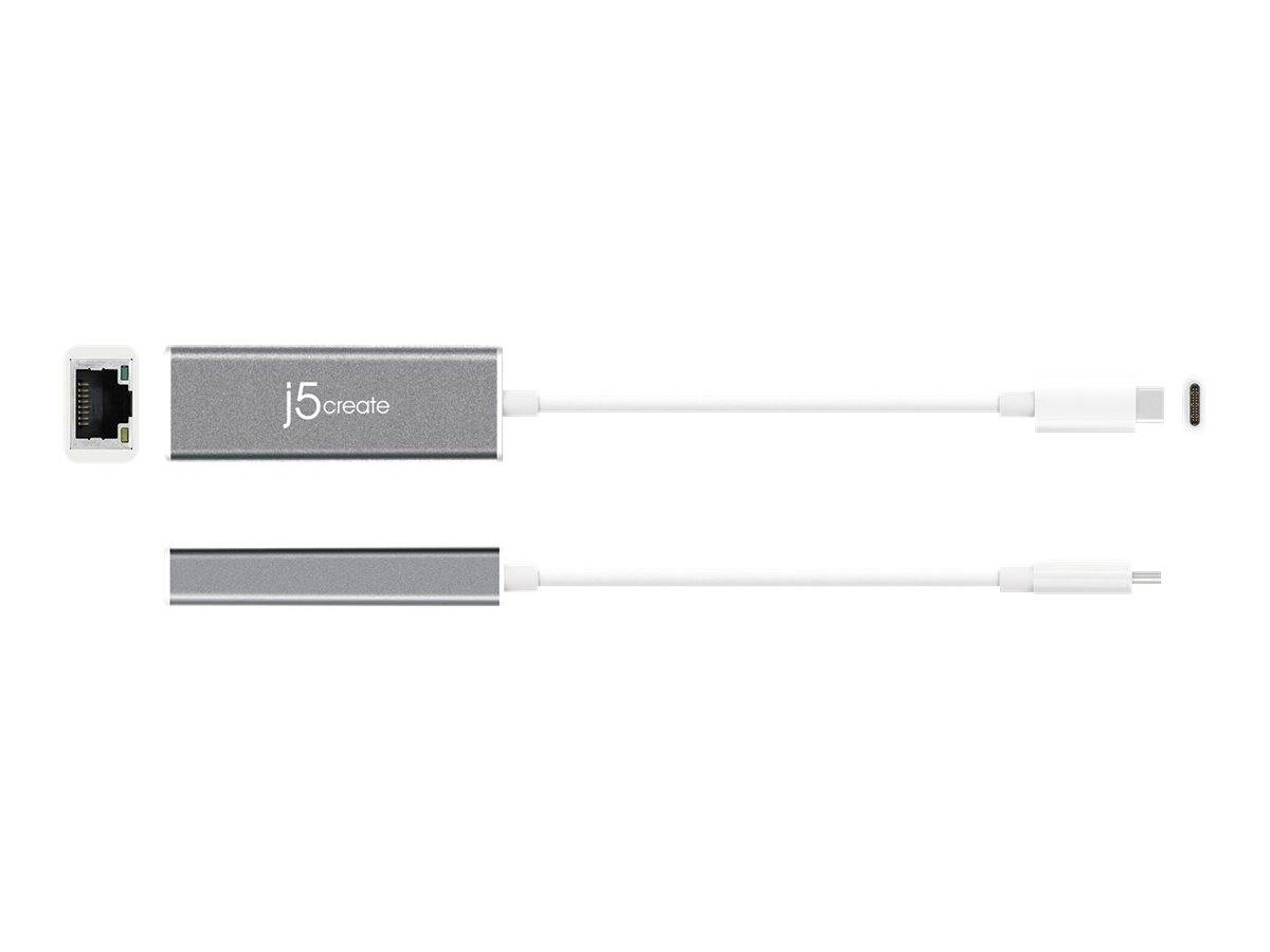 j5create JCE133G - Netzwerkadapter - USB-C 3.1 Gen 1