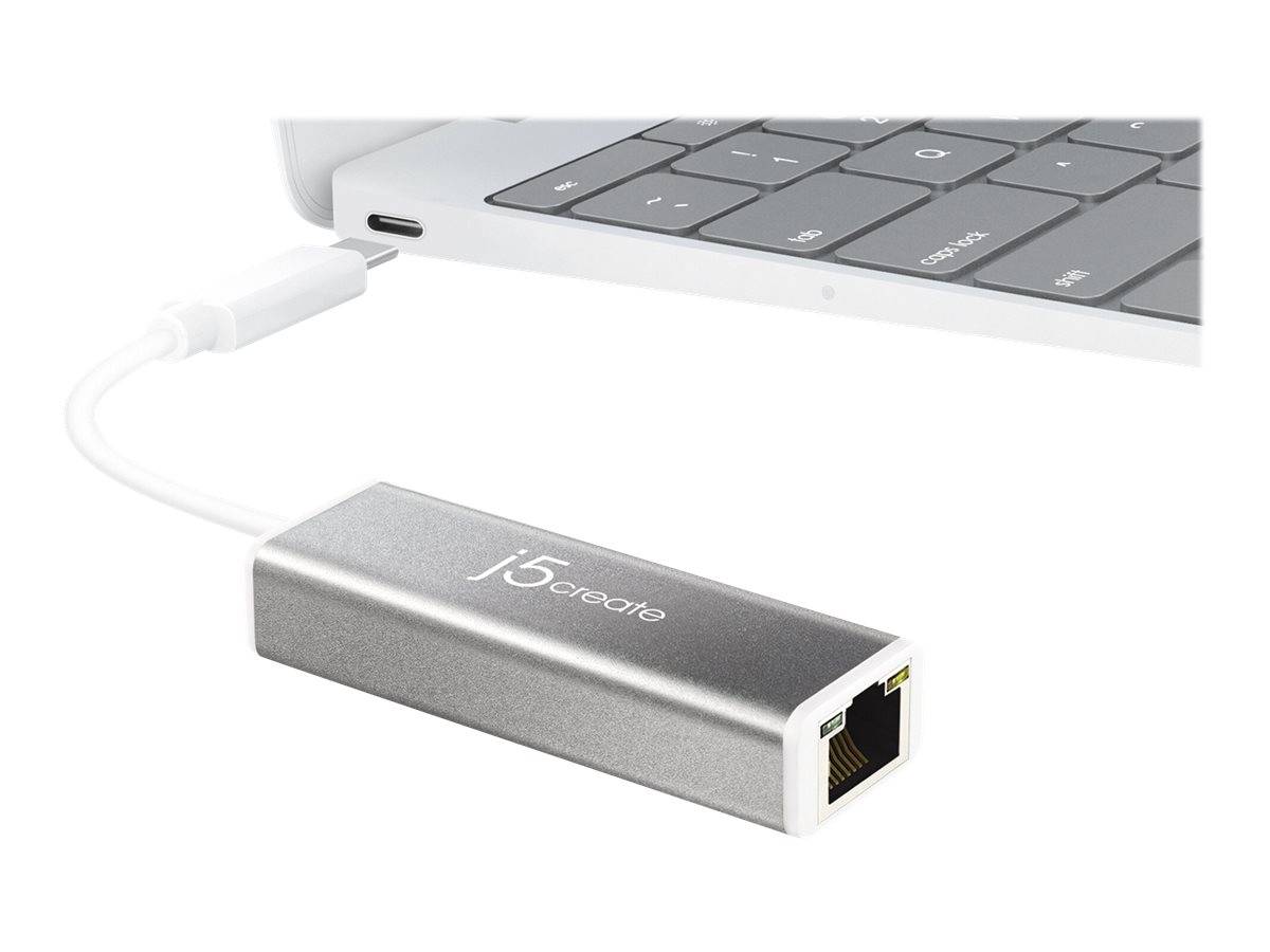j5create JCE133G - Netzwerkadapter - USB-C 3.1 Gen 1