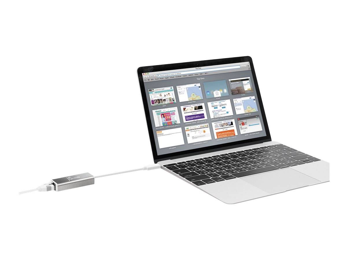 j5create JCE133G - Netzwerkadapter - USB-C 3.1 Gen 1
