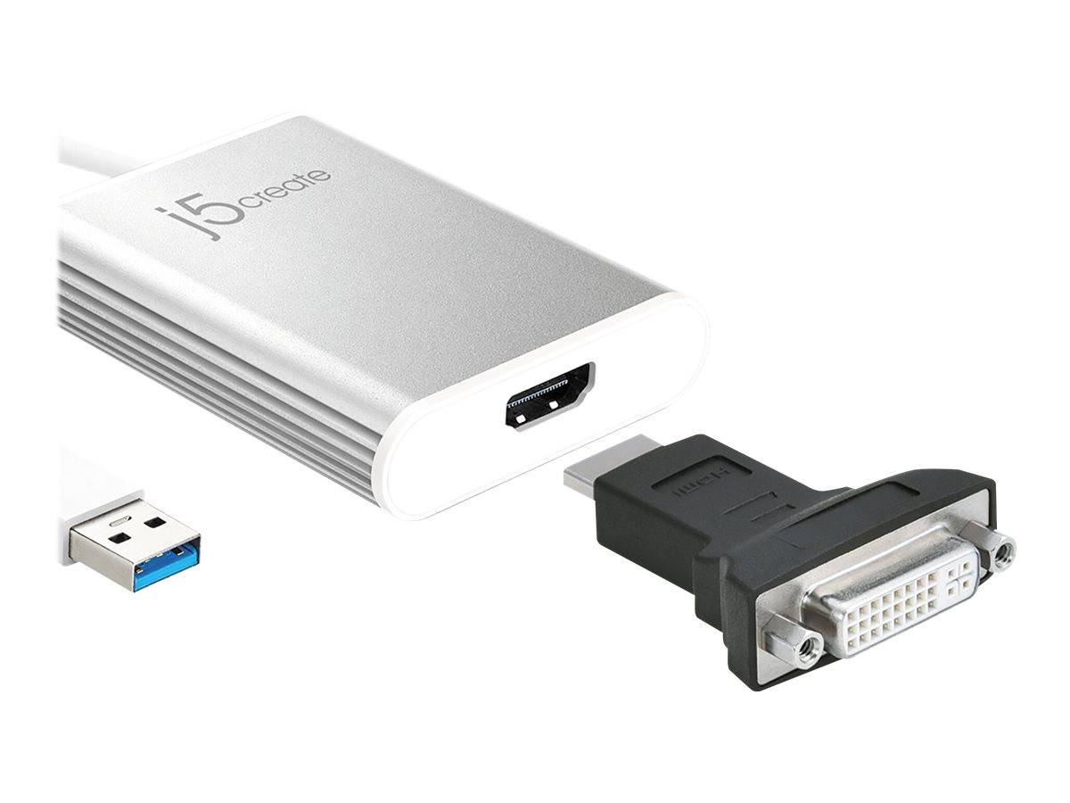 j5create JUA354 - Videoadapter - USB männlich zu HDMI weiblich