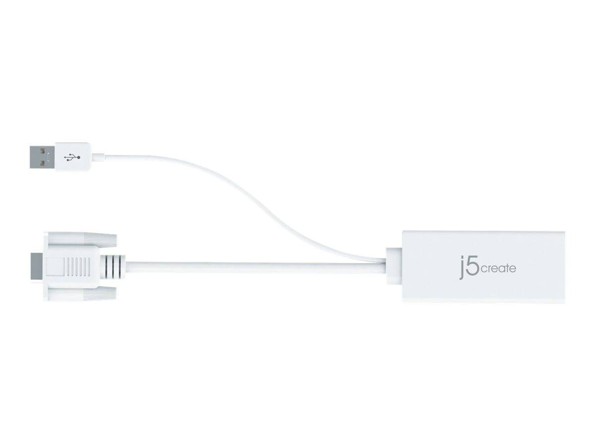 j5create JDA214 - Adapterkabel - HDMI weiblich zu USB, HD-15 (VGA)