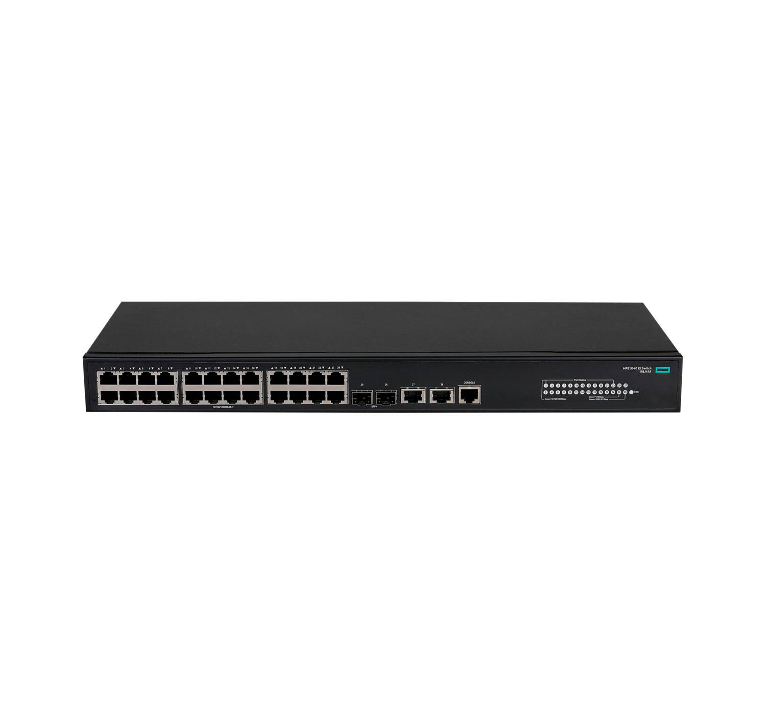 HPE FlexNetwork 5140 24G 2SFP+ 2XGT EI - Managed - L3 - Gigabit Ethernet (10/100/1000) - Vollduplex - Rack-Einbau - 1U