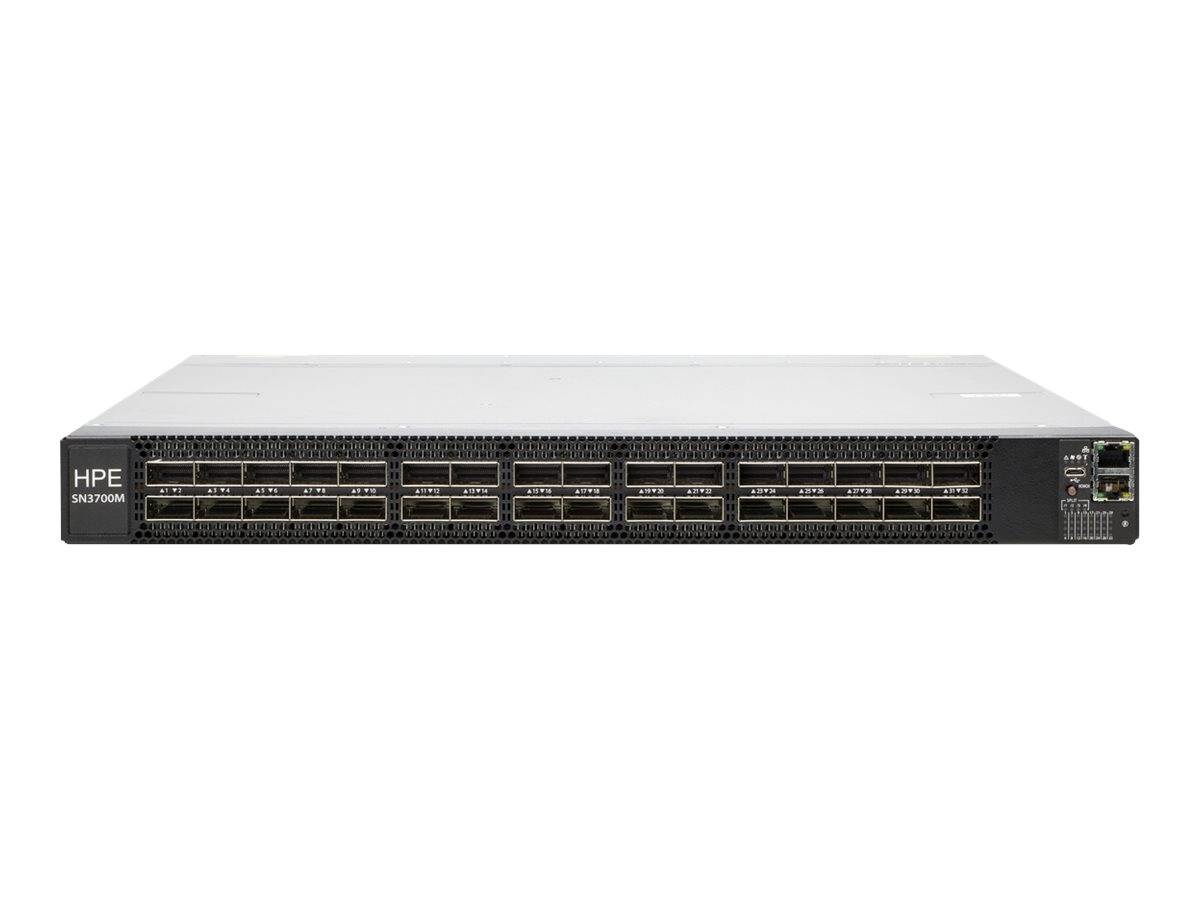 HPE SN3700M - Switch - L3 - managed - 32 x 200 Gigabit QSFP56