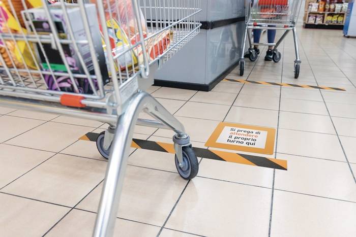 Stellplatzmarkierung Form rechteck.DIN A5 gelb 10 St.DURABLE