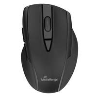MediaRange MROS217, rechts, Optisch, Bluetooth, 2400 DPI, Schwarz