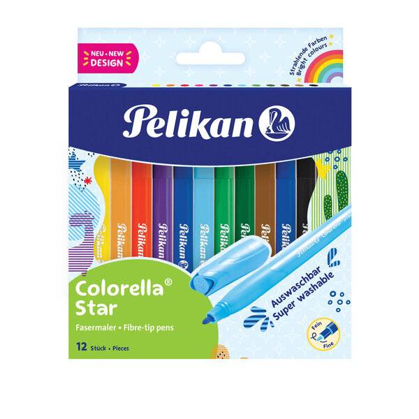 Fasermaler Colorella Star C 302 - 12er Faltschachtel.