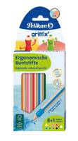 Pelikan Buntstifte griffix BSDg/wv/9 8+1 ST in FS - Schwarz; Blau; Braun; Grün;