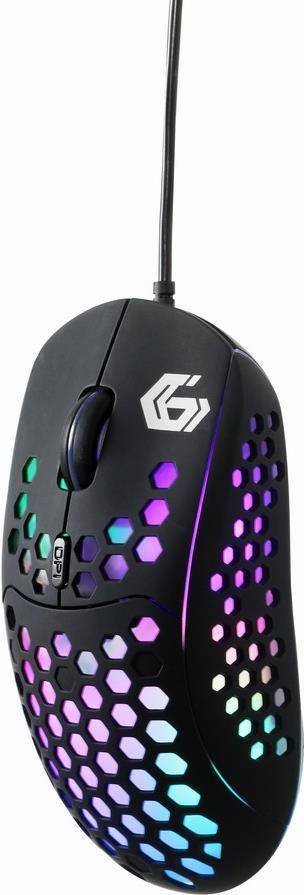 Gembird Gaming-Maus 6-Tasten LED-Beleuchtung schwarz - 1,5 m