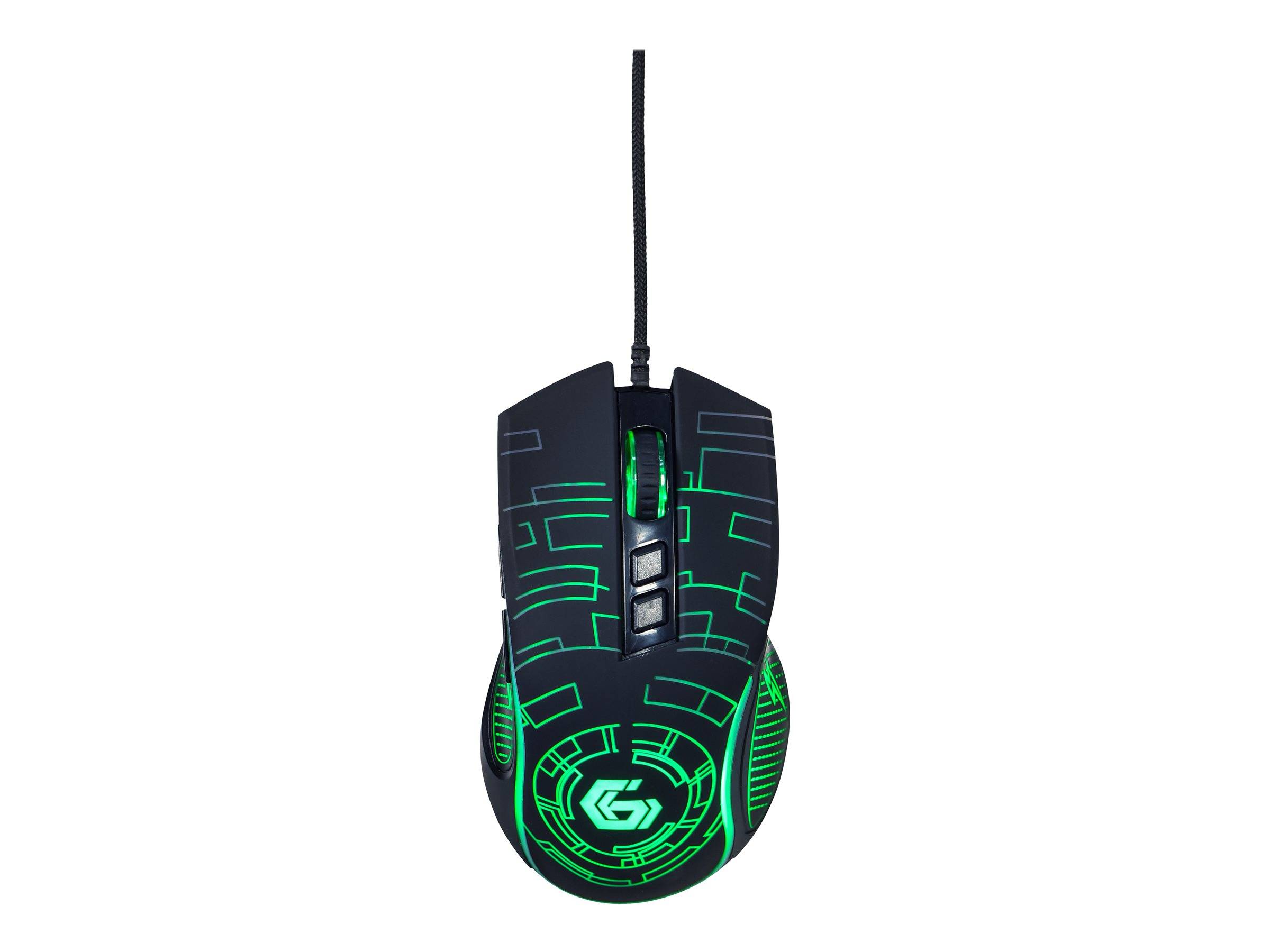 Gembird MUSG-RGB-01 - Maus - ergonomisch - Für Rechtshänder