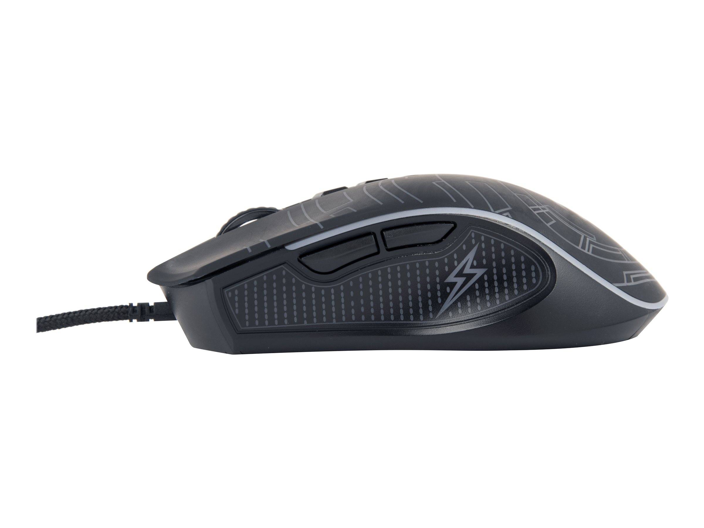 Gembird MUSG-RGB-01 - Maus - ergonomisch - Für Rechtshänder