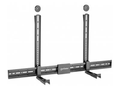 Manhattan Soundbar Mount Universal, Wall Mount or VESA Mount, Compatible with Soundbars up to 15kg, Depth-Adjustable, Mo