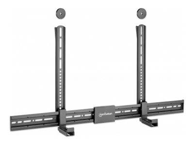 Manhattan Soundbar Mount Universal, Wall Mount or VESA Mount, Compatible with Soundbars up to 15kg, Depth-Adjustable, Mo