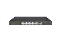 LevelOne Hilbert 28-Port Gigabit PoE Smart Lite Switch - 24 PoE Ausgänge - 4 x Gigabit SFP/RJ45 Combo - 802.3at/af PoE - 380W PoE-Leistungsbudget