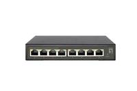LevelOne Hilbert 8-Port Gigabit PoE Smart Lite Switch - 802.3at/af PoE - 8 PoE Ausgänge - 112.8W PoE-Leistungsbudget - Managed - L2 - Gigabit
