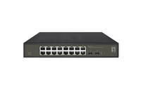 LevelOne Hilbert 18-Port Gigabit Smart Lite Switch - 16 x Gigabit RJ45 - 2 x Gigabit SFP - Managed - L2 - Gigabit Ethernet (10/100/1000)