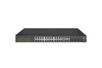 LevelOne Hilbert 28-Port Gigabit Smart Lite Switch - 24 x Gigabit RJ45 - 4 x Gigabit SFP/RJ45 Combo - Managed - L2 - Gigabit Ethernet (10/100/1000)