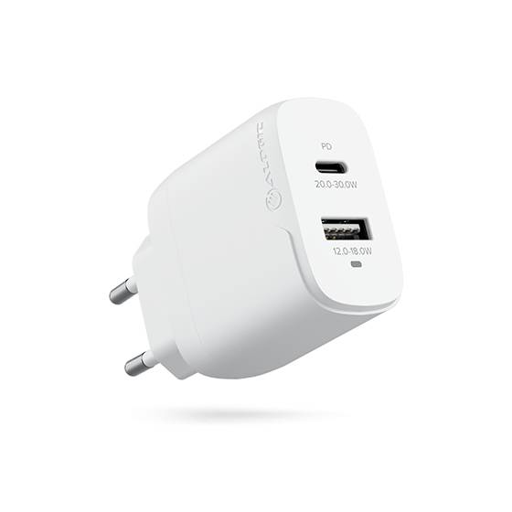 Ladeadapter USB-C 2x32W weiß