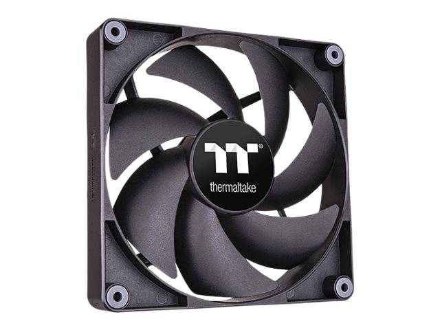 Thermaltake CT120 - Gehäuselüfter - 120 mm - Schwarz (Packung mit 2)