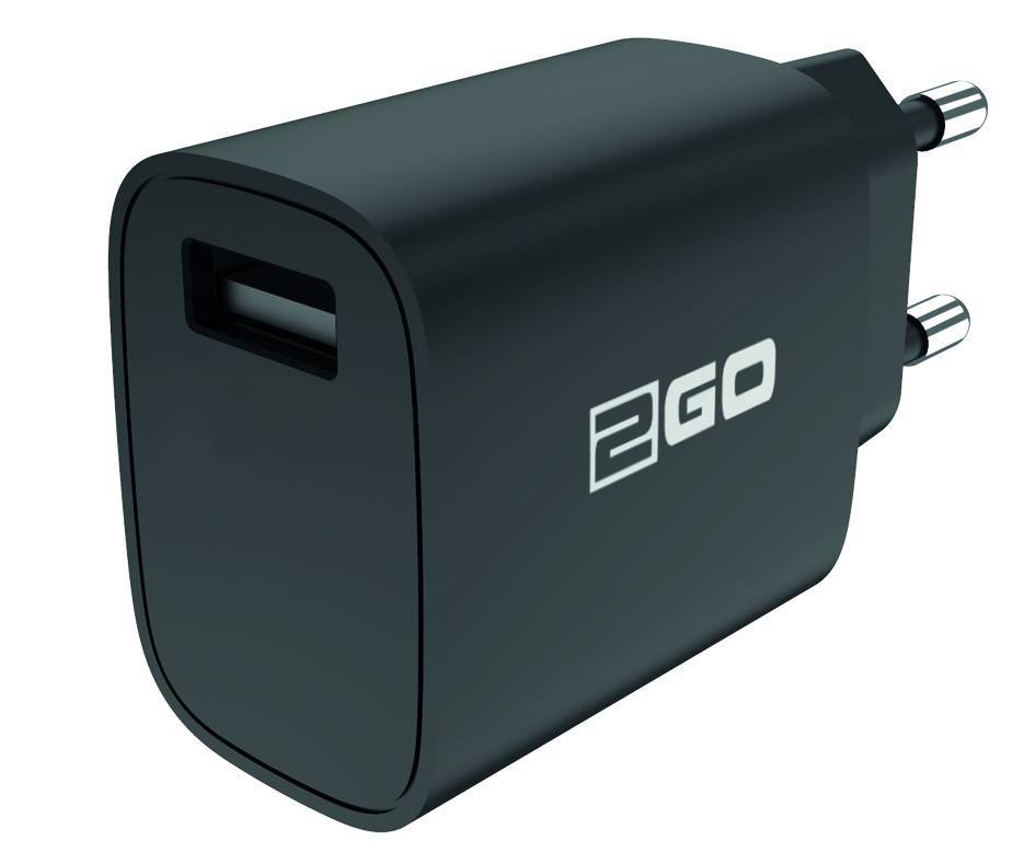 2GO 797271 - Indoor - AC - 5 V - Schwarz - 1 x USB - Ausgangsleistung 2100mA - I