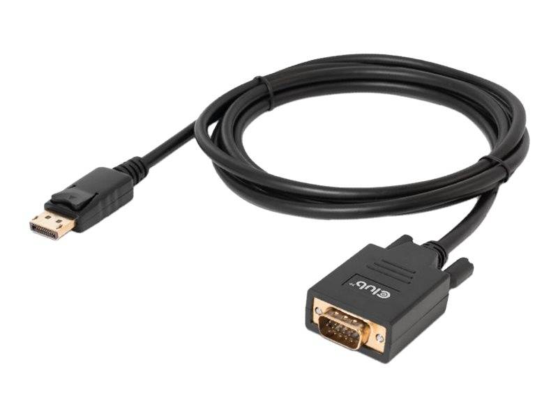 Club 3D Adapterkabel - DisplayPort (M) zu HD-15 (VGA) - (M) - 2 m - 1080p-Unters