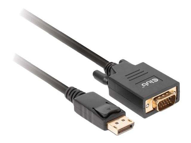 Club 3D Adapterkabel - DisplayPort (M) zu HD-15 (VGA) - (M) - 2 m - 1080p-Unters