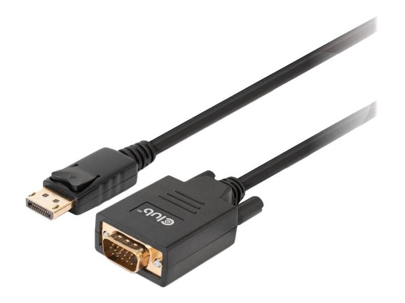 Club 3D Adapterkabel - DisplayPort (M) zu HD-15 (VGA) - (M) - 2 m - 1080p-Unters