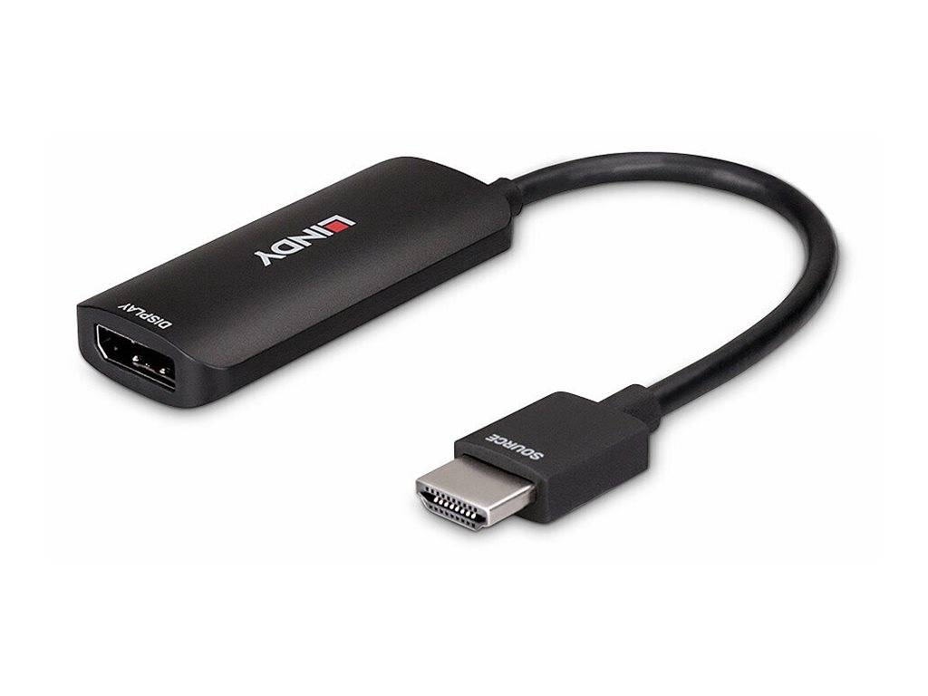 Lindy - Adapterkabel - HDMI männlich zu DisplayPort, Mikro-USB Typ B (nur Strom)
