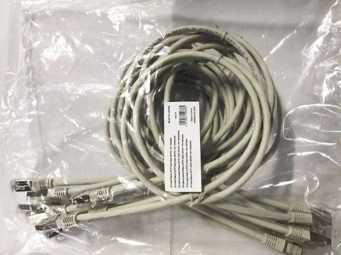 Equip Cat.6A Platinum S/FTP Patchkabel - Grau - 1.0m - 10pcs/set - 1 m - Cat6a - S/FTP (S-STP) - RJ-45 - RJ-45 - Grau