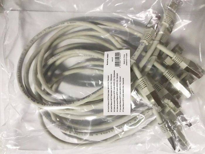 Equip Cat.6A Platinum S/FTP Patchkabel, Grau, 0.5m, 10pcs/set, 0,5 m, Cat6a, S/FTP (S-STP), RJ-45, RJ-45