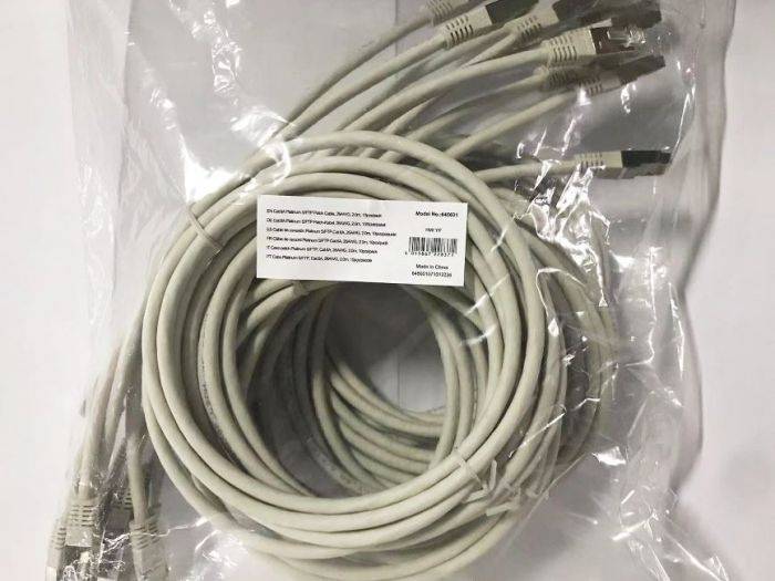 Equip Cat.6A Platinum S/FTP Patchkabel - Grau - 2.0m - 10pcs/set - 2 m - Cat6a - S/FTP (S-STP) - RJ-45 - RJ-45 - Grau
