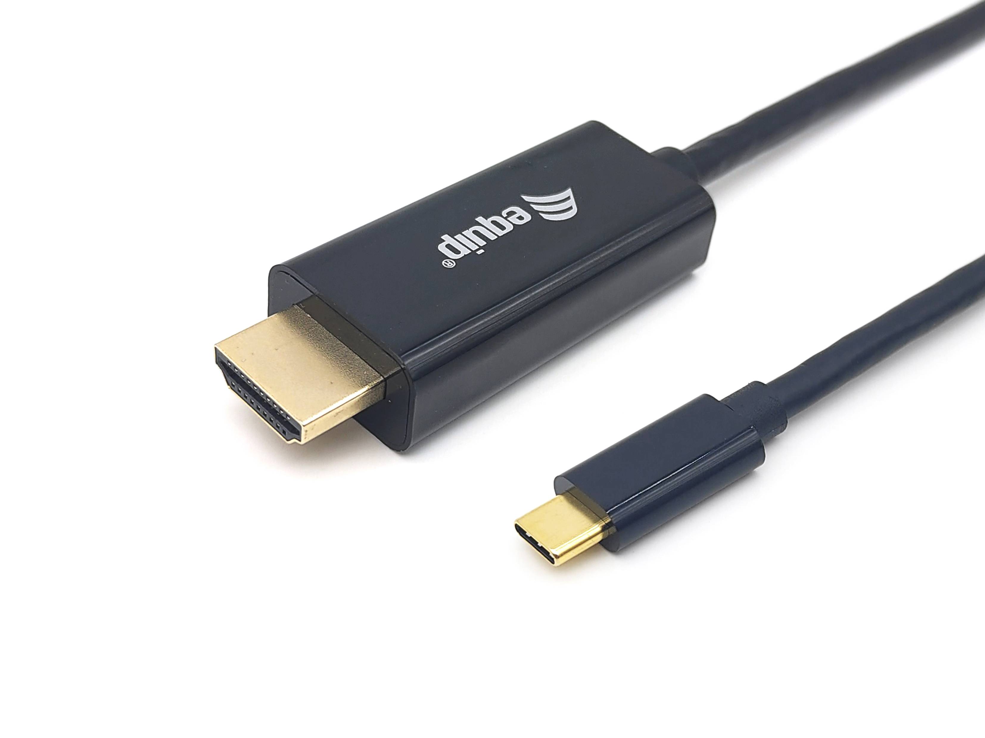 Equip USB-C auf HDMI Kabel - M/M - 1.0m - 4K/30Hz - 1 m - USB Typ-C - HDMI Typ A (Standard) - Männlich - Männlich - Gerade