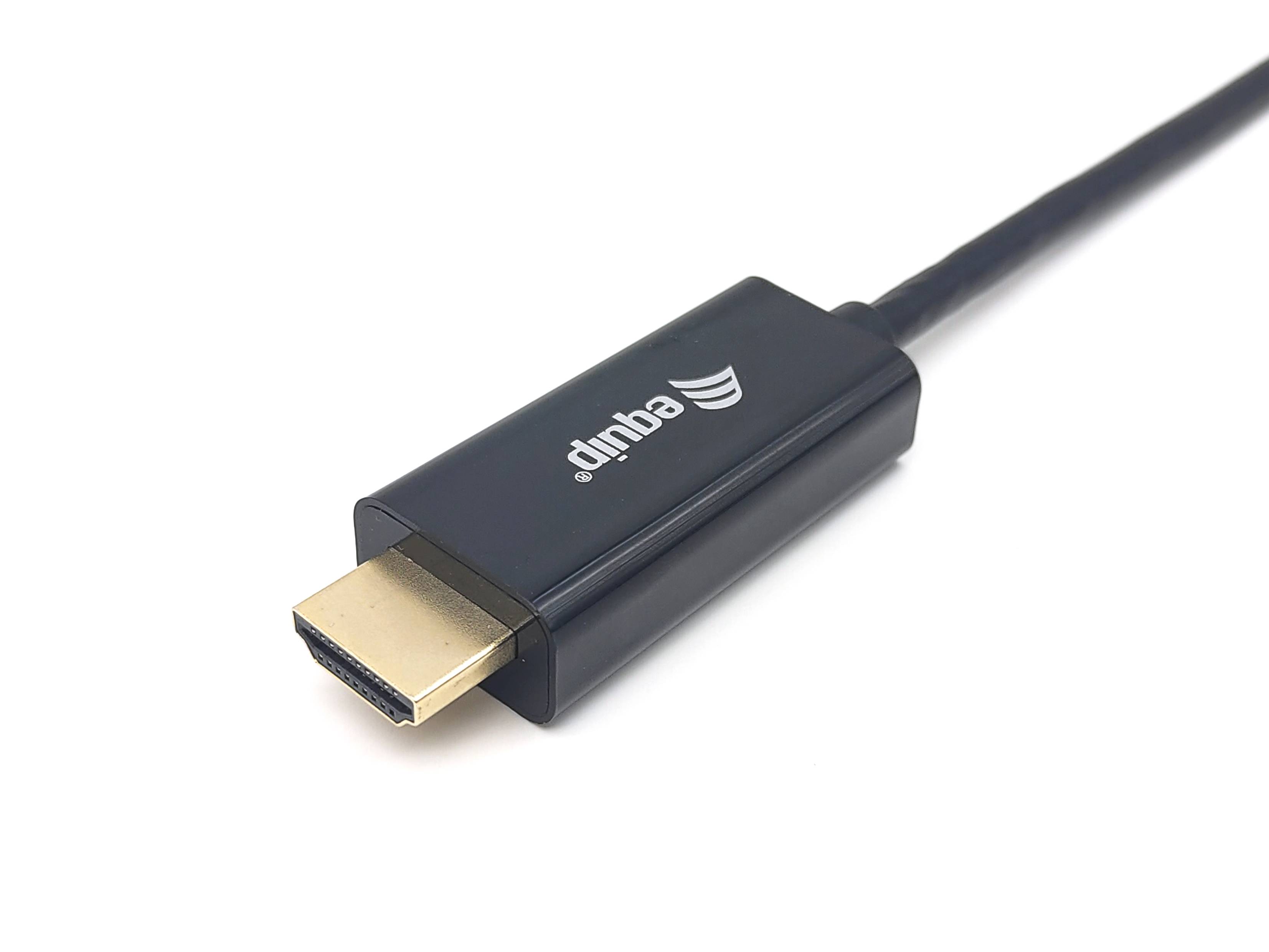 Equip USB-C auf HDMI Kabel - M/M - 1.0m - 4K/30Hz - 1 m - USB Typ-C - HDMI Typ A (Standard) - Männlich - Männlich - Gerade