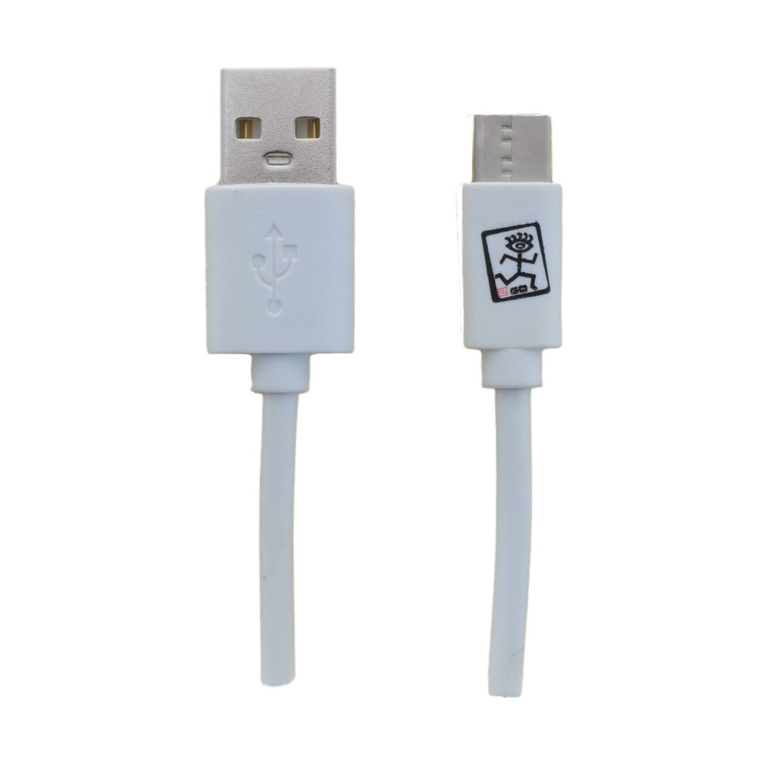 2GO 795925 - 1 m - Micro-USB B - USB C - USB 3.2 Gen 1 (3.1 Gen 1) - Weiß - Date