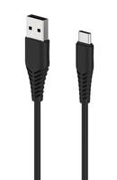 2GO 797281 - 1 m - USB B - USB C - Schwarz