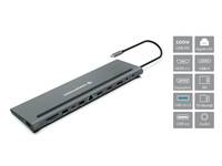 Conceptronic DONN17G - Dockingstation - USB-C 3.2 Gen 1