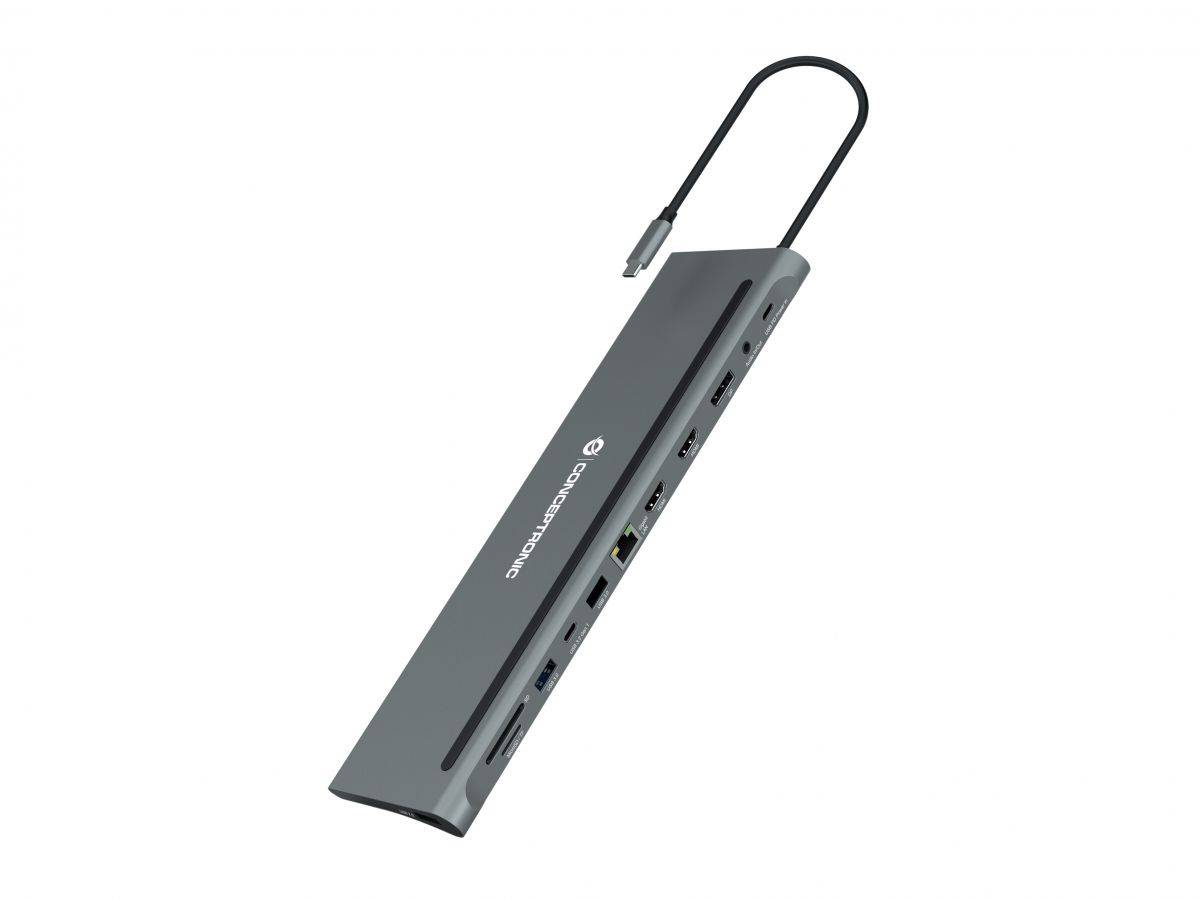 Conceptronic DONN17G - Dockingstation - USB-C 3.2 Gen 1