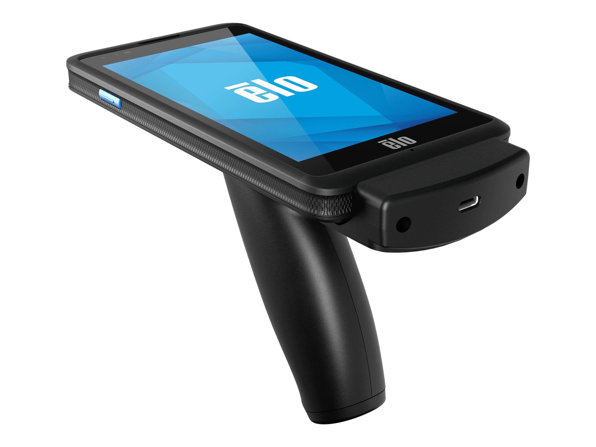 Tragbarer biometrischer Scanner mit Touchscreen-Display mit der Anzeige „BIO