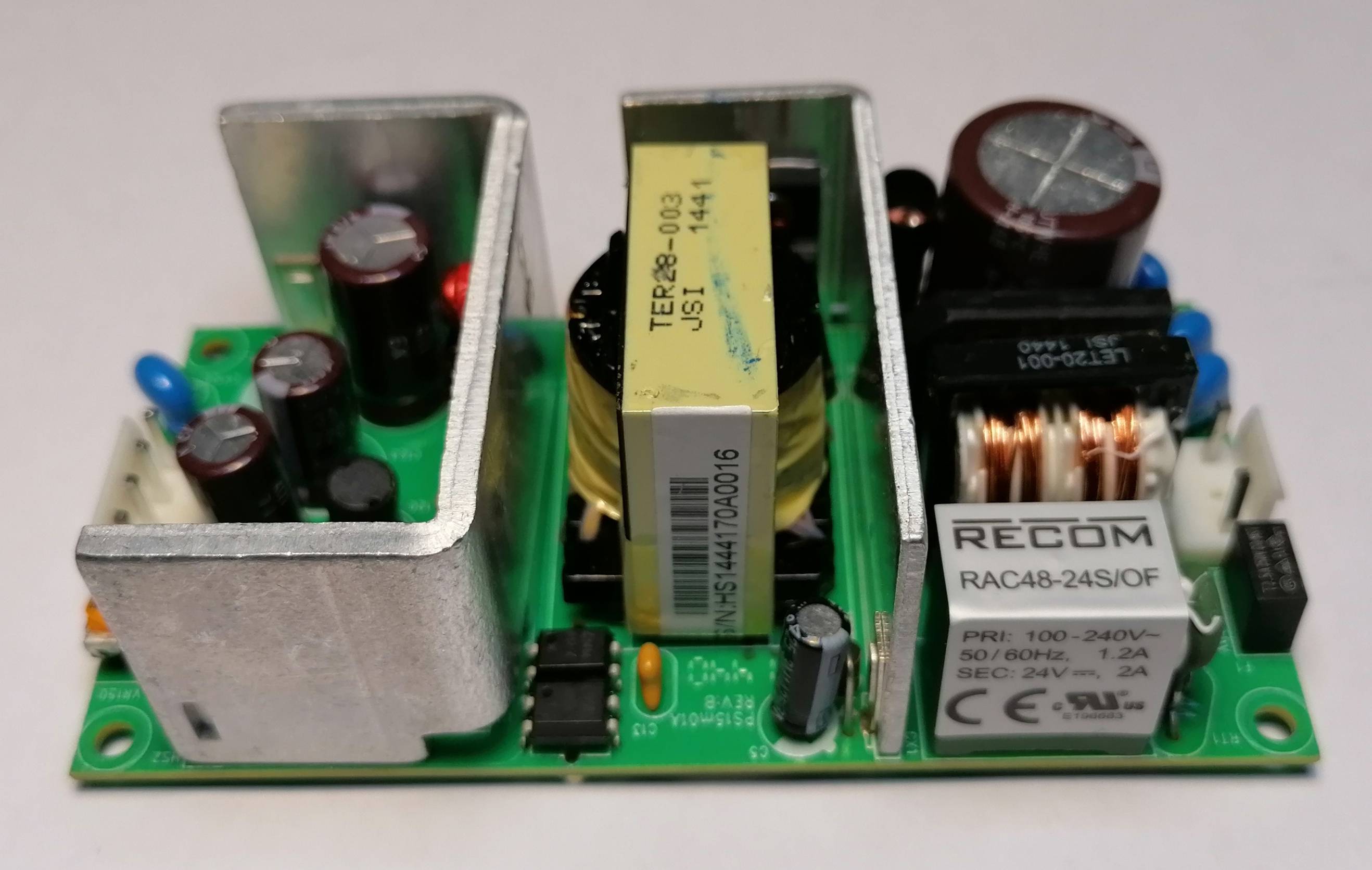 Recom RAC48-24S/OF Open Frame Schaltnetzteil 48W 24V 2A CV