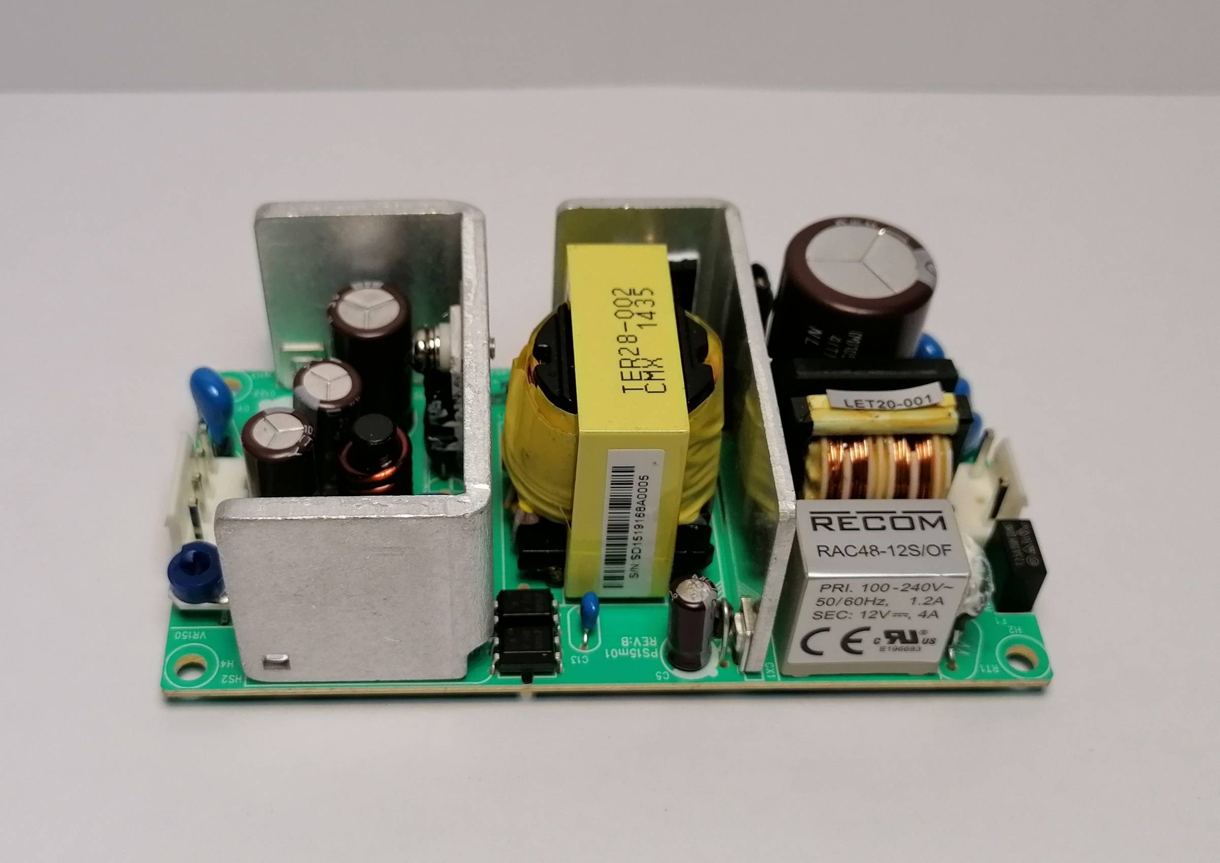 Recom RAC48-12S/OF Netzteil Modul 48W 12V 4A CV Open Frame