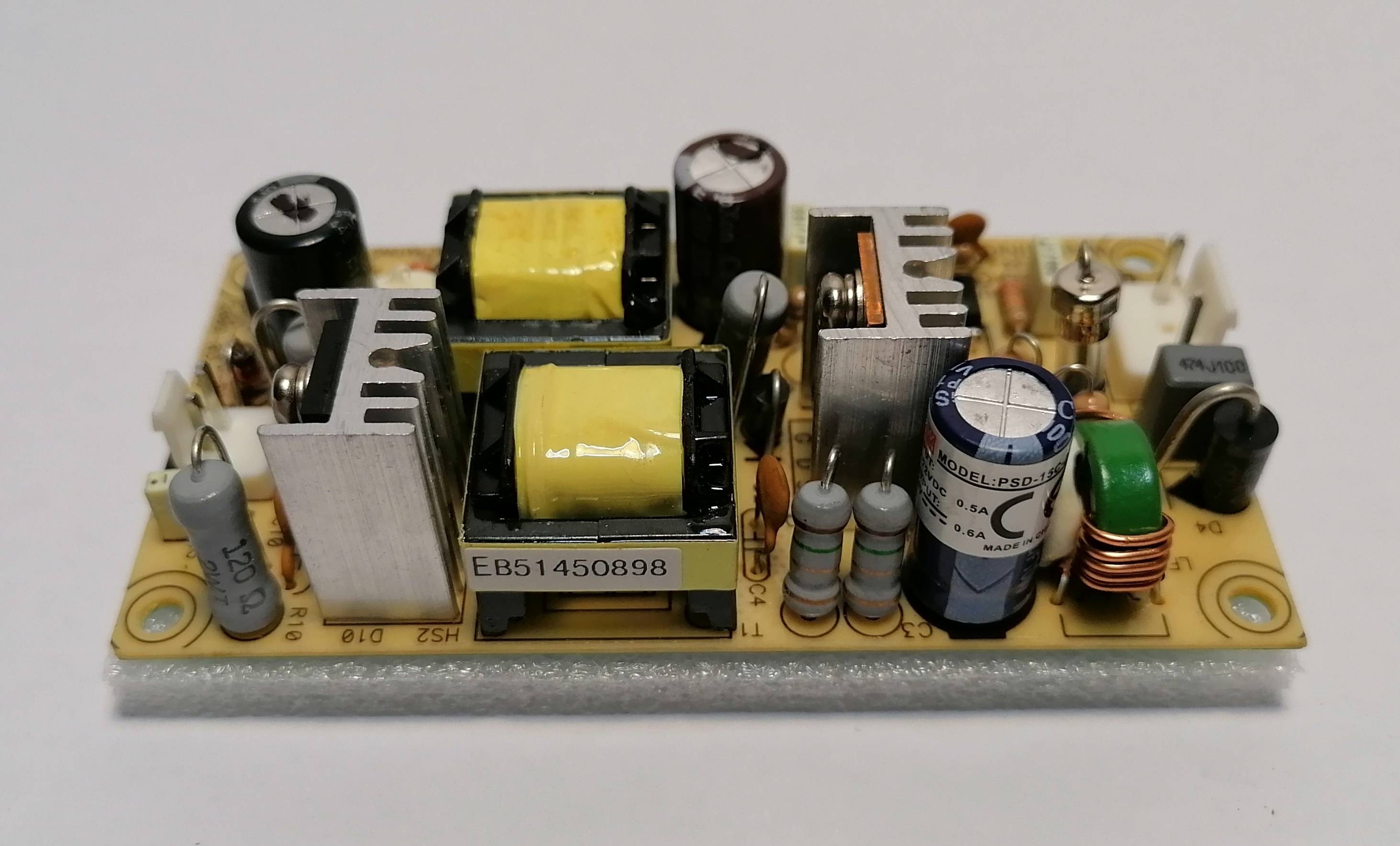 Mean Well PSD-15C-24 DC/DC Wandler IN: 36-72V OUT: 24V 0,6A Open Frame