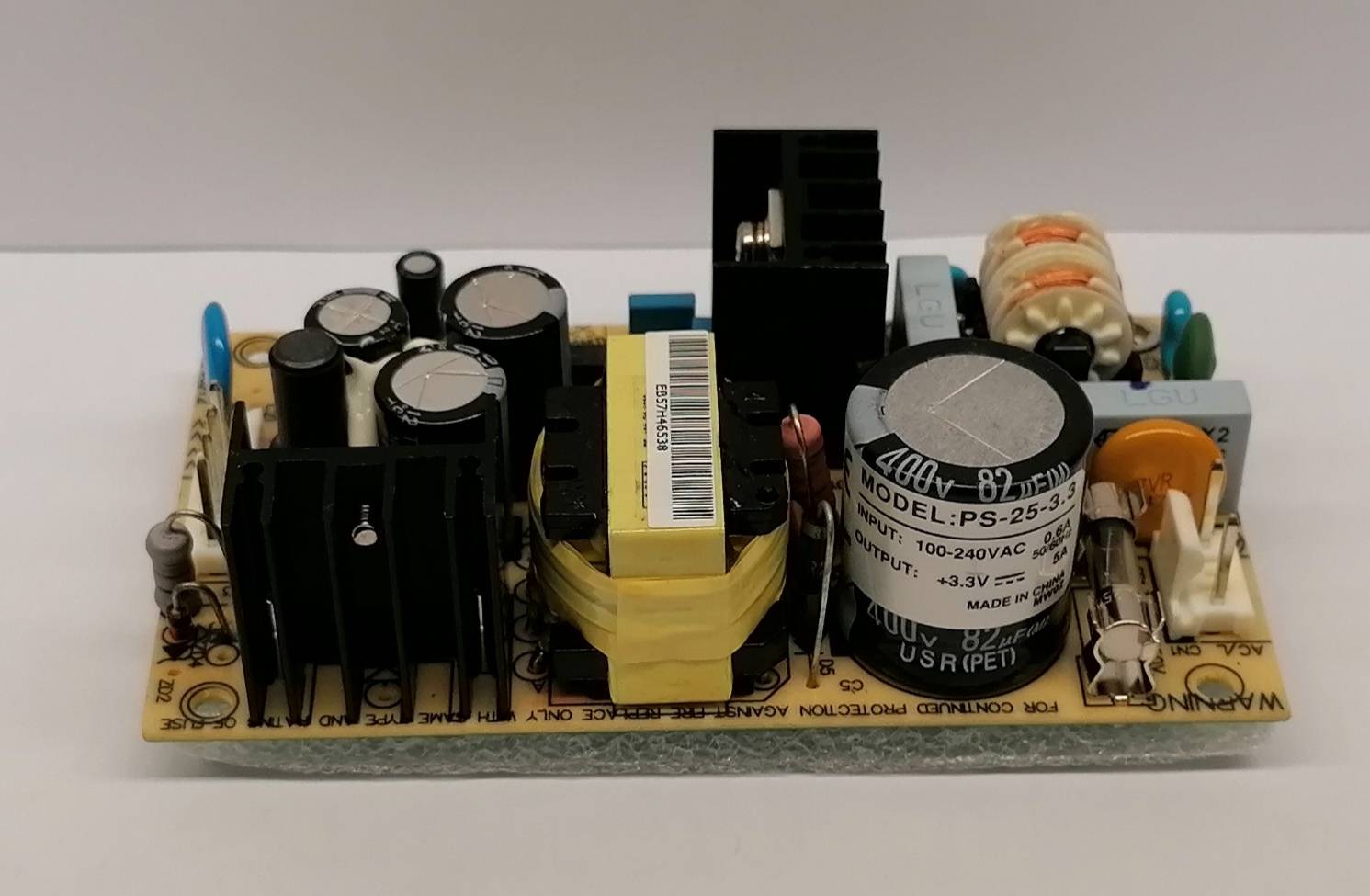 Mean Well PS-25-3.3 Schaltnetzteil 16,5W 3,3V 5A CV Open Frame