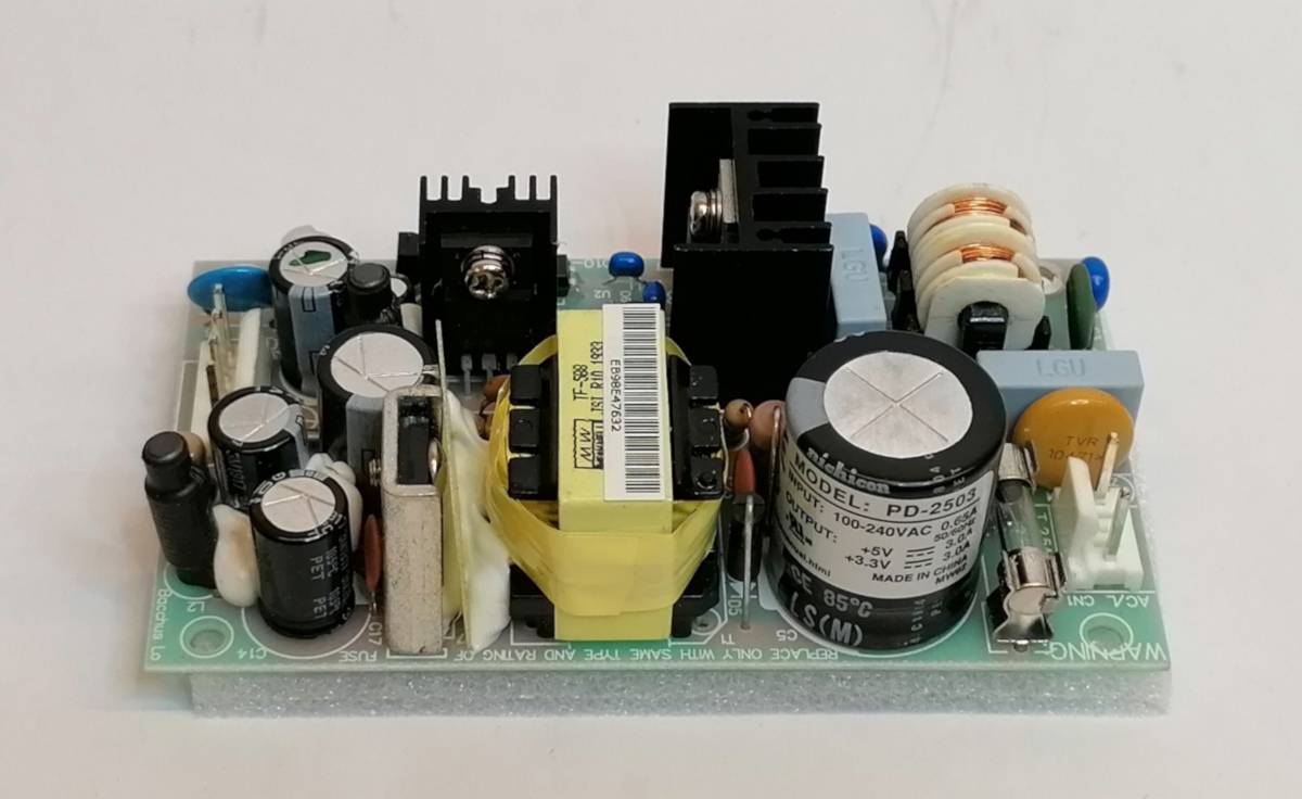 Mean Well PD-2503 Schaltnetzteil 25W 5V 3A 3,3V 3A CV Open Frame