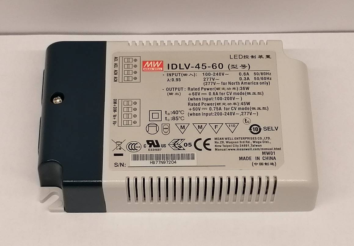 Mean Well IDLV-45-60 Led Netzteil 45W 60V/0,75A CV dimmbar