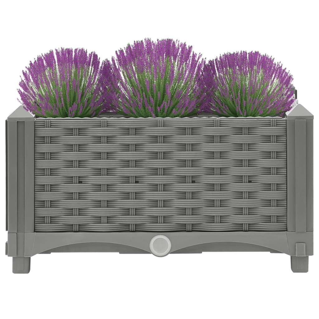 vidaXL Hochbeet 40x40x23 cm Polypropylen
