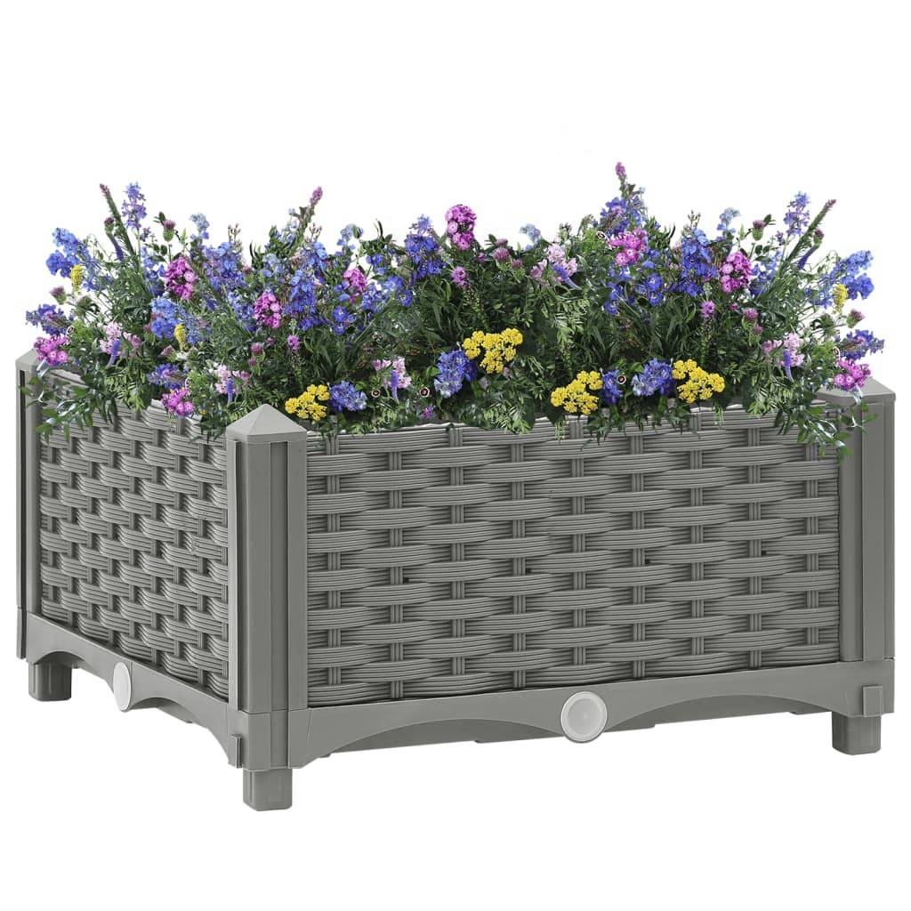 vidaXL Hochbeet 40x40x23 cm Polypropylen