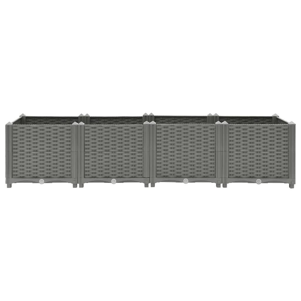 vidaXL Hochbeet 160x40x38 cm Polypropylen