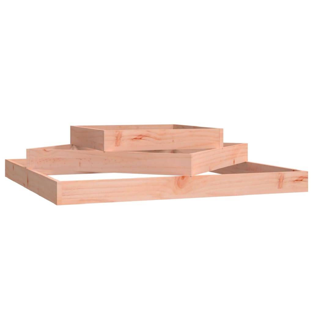vidaXL Pflanzkübel 112x112x27 cm Massivholz Douglasie