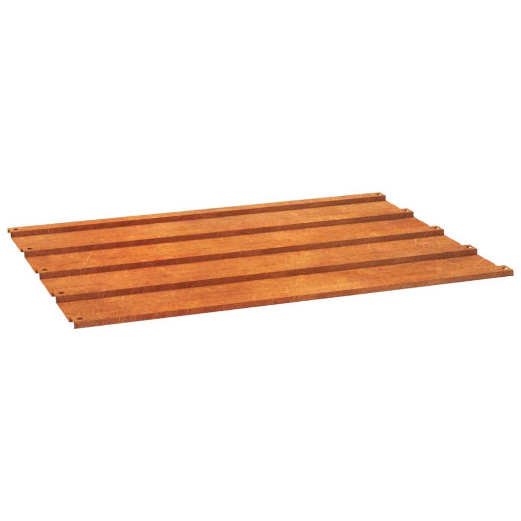 vidaXL Dachplatten 36 Stk. Rostig 60x44 cm Cortenstahl