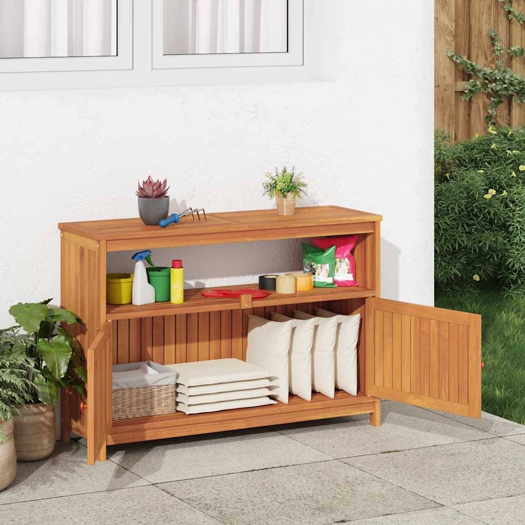 vidaXL Garten-Konsolentisch 110x35x75 cm Massivholz Akazie