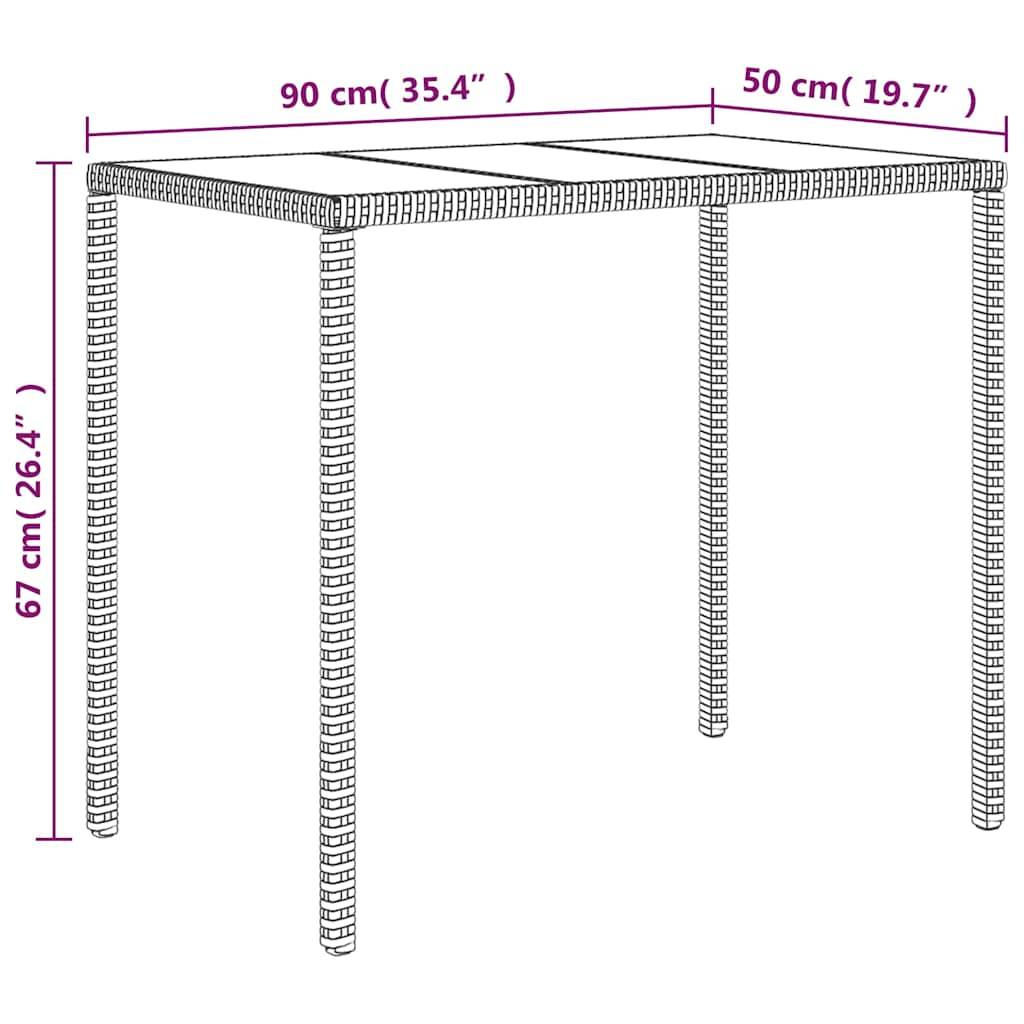 vidaXL 6-tlg. Garten-Lounge-Set mit Kissen Grau Poly Rattan
